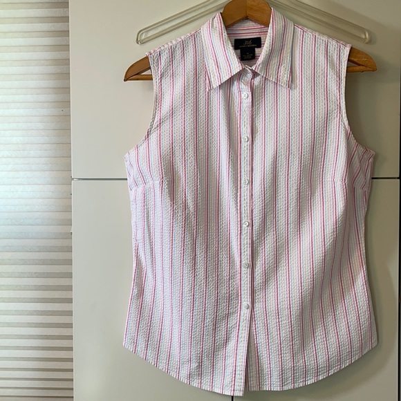 Brooks Brothers Tops - 346 Brooks Brothers,sleeveless top NWOT, Fresh!